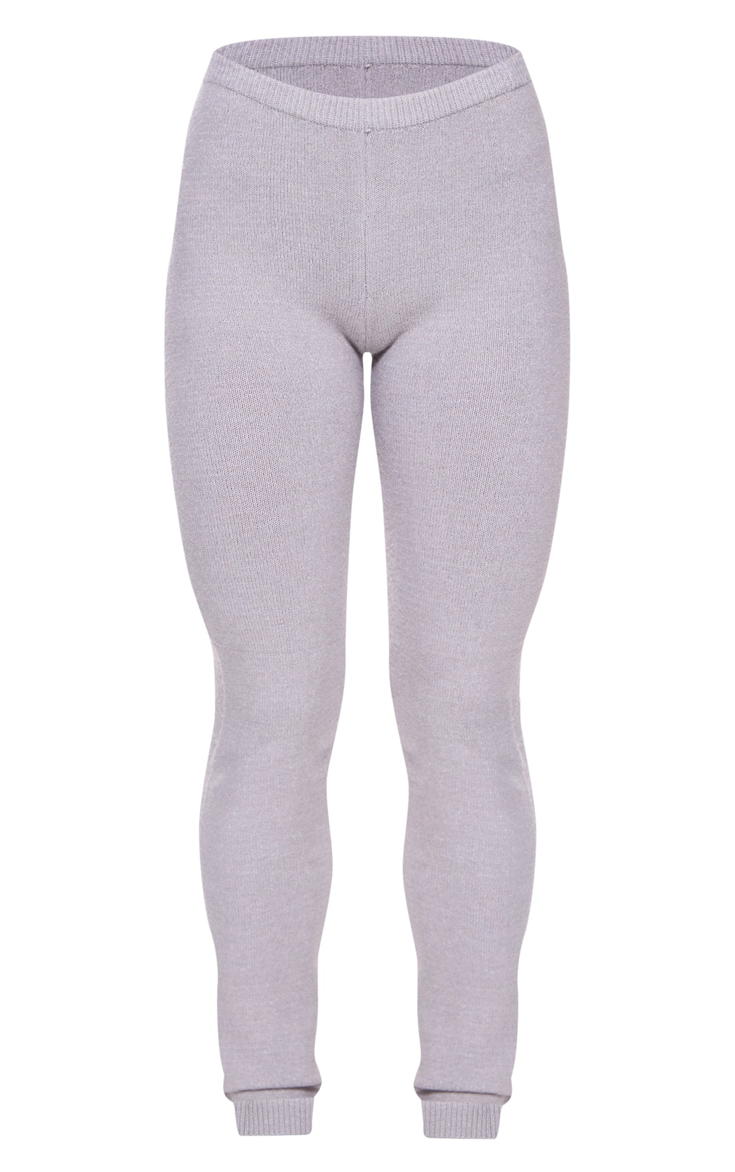 Charcoal Basic Knit Leggings
